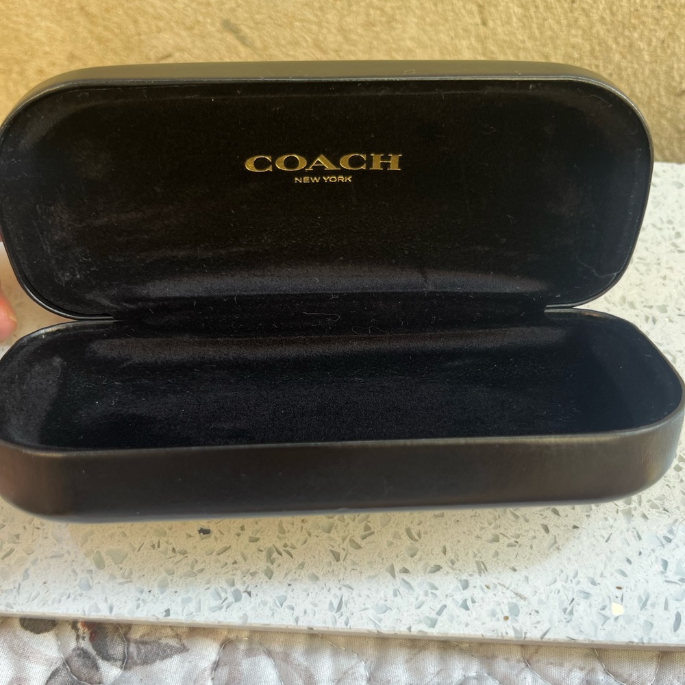 Coach Black Eyewear Case